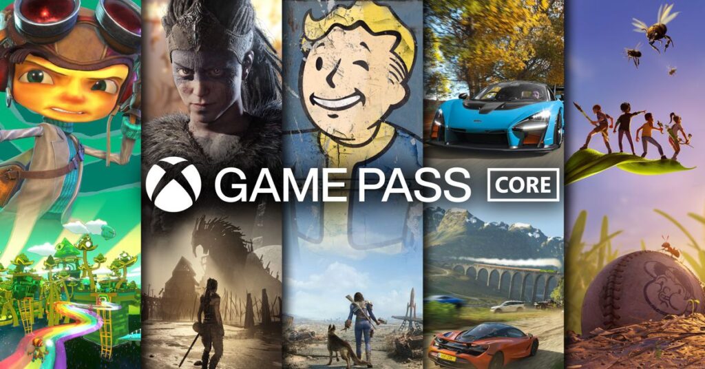 Xbox Game Pass Core kommer att ersätta Xbox Live Gold i september