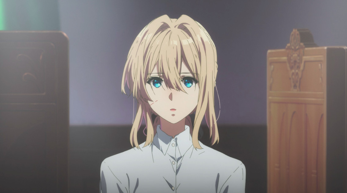 Violet Evergarden in Violet Evergarden