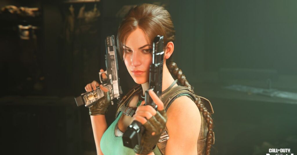 Lara Croft har aldrig sett bättre ut än hon gör i… Call of Duty?