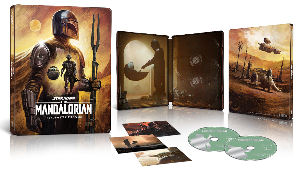 Disneys 4k UHD Steelbook för The Mandalorian säsong 1 