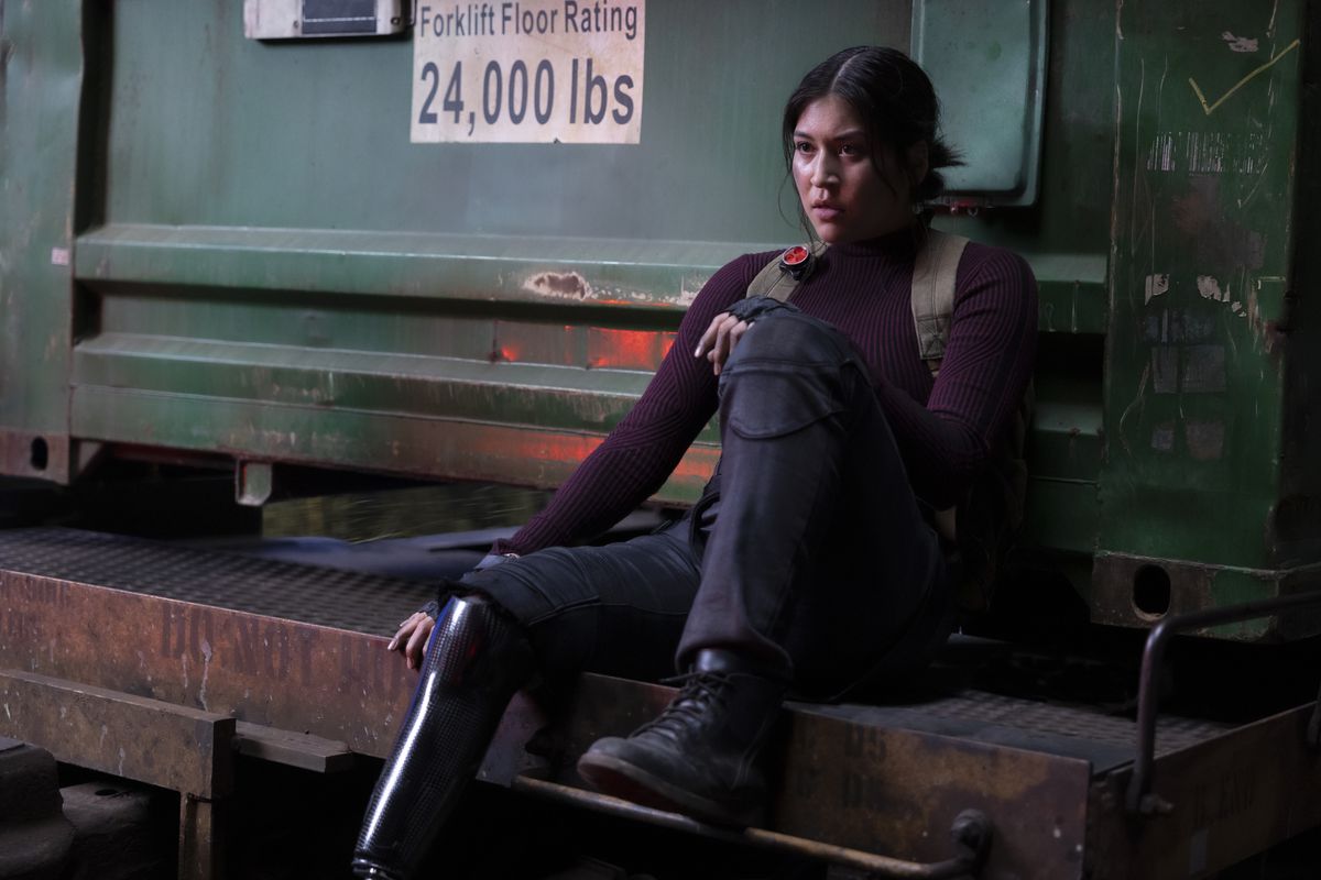 Alaqua Cox as Maya Lopez in Disney Plus series, Marvel’s Echo.