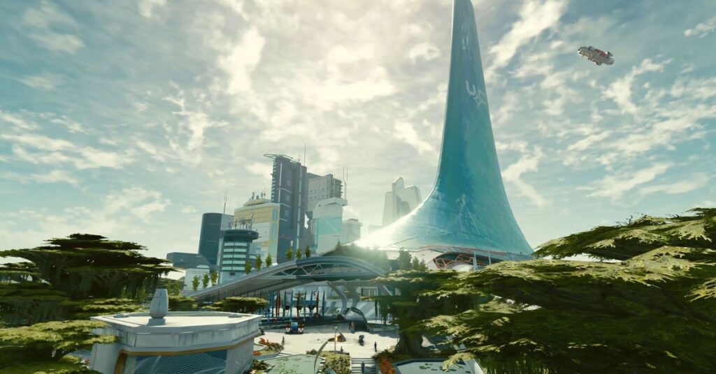 Starfields New Atlantis är en Epcot-kärnavision om en svunnen framtid