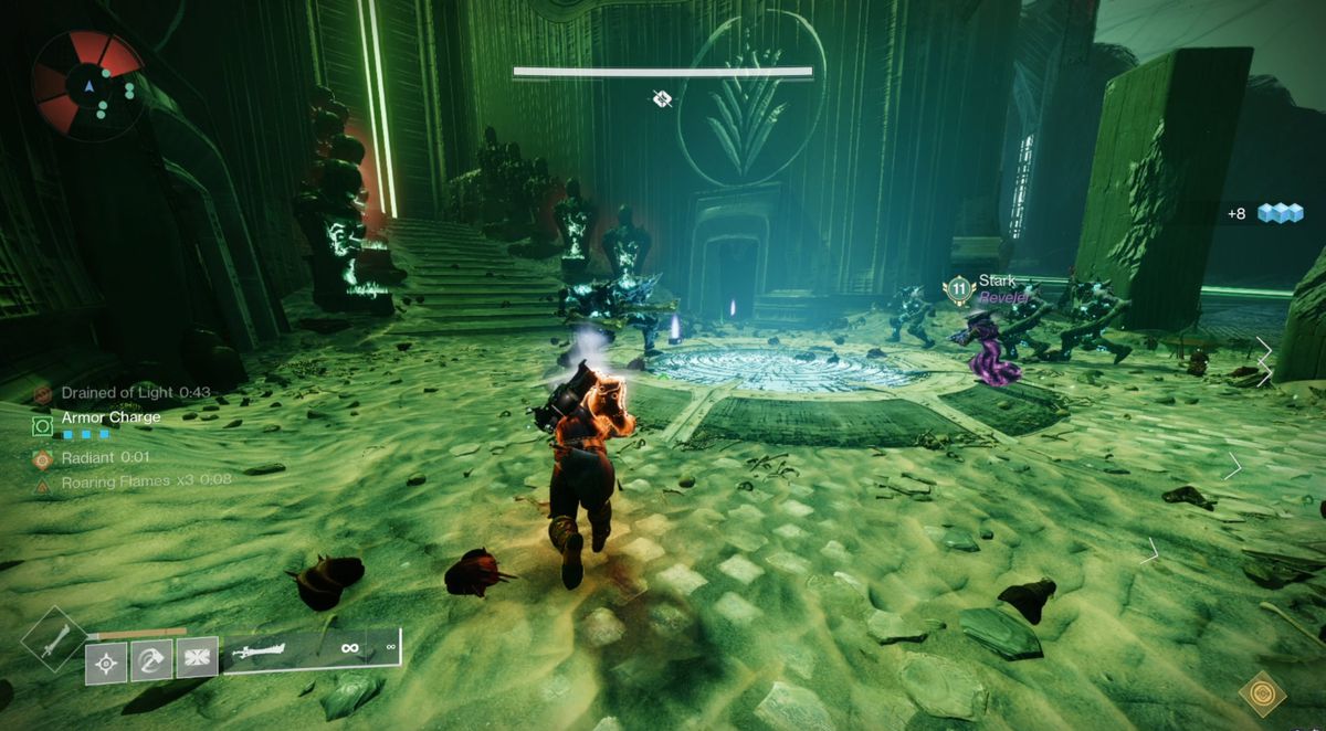 An image showing the 5 Gatekeepers spawn.