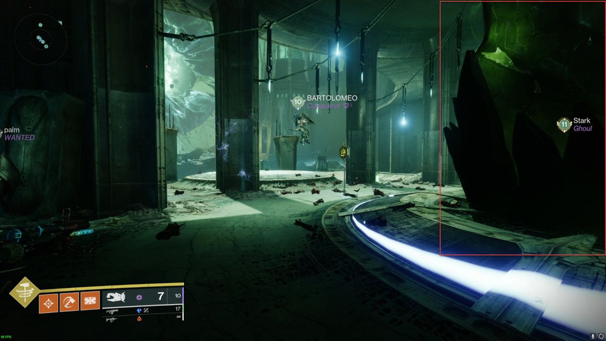 Am image showing the Crota starting rock