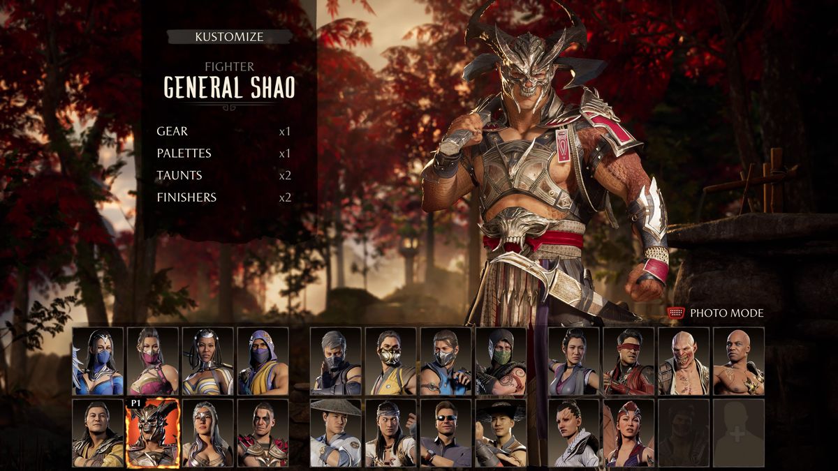 General Shao wields an ax in Mortal Kombat 1