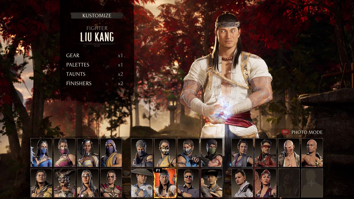 Liu Kang holds his flaming hands together in Mortal Kombat 1
