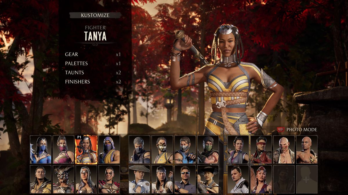 Tanya holds her big stick in Mortal Kombat 1