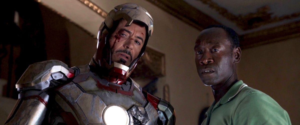 Iron Man and War Machine in Iron Man 3