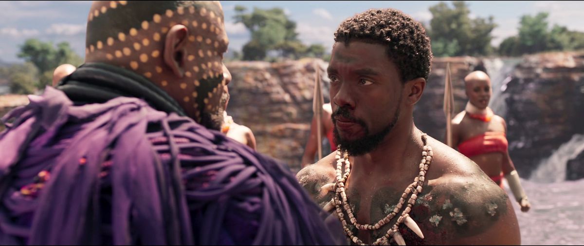t’challa accepts the role of black panther