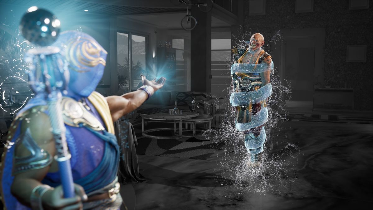 Regn binder Baraka med vatten i Mortal Kombat 1