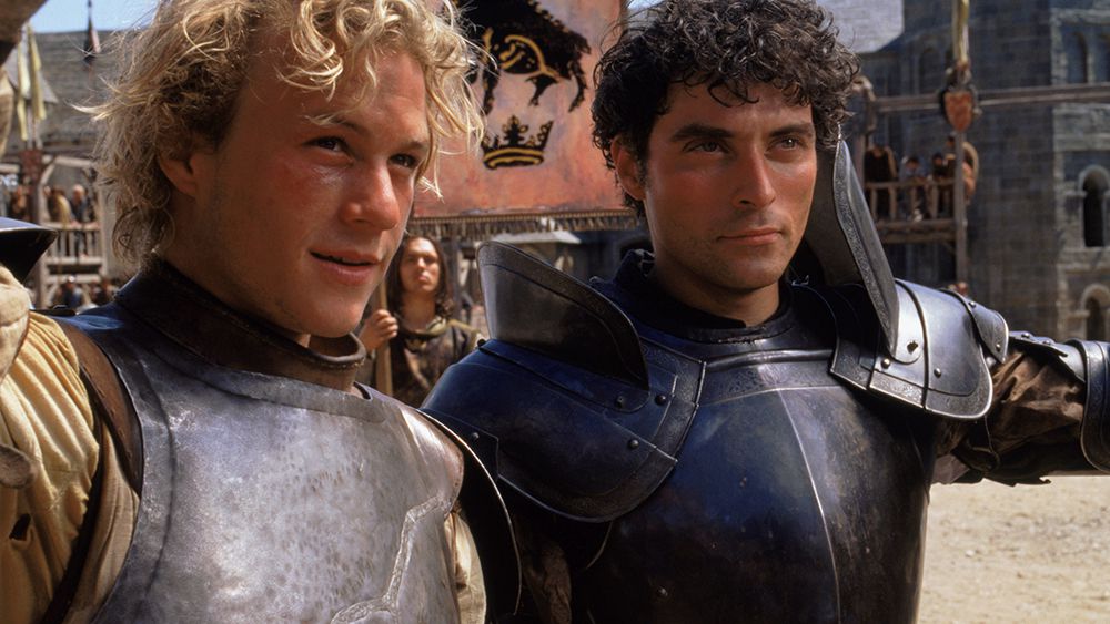 Heath Ledger och Rufus Sewell i A Knight's Tale