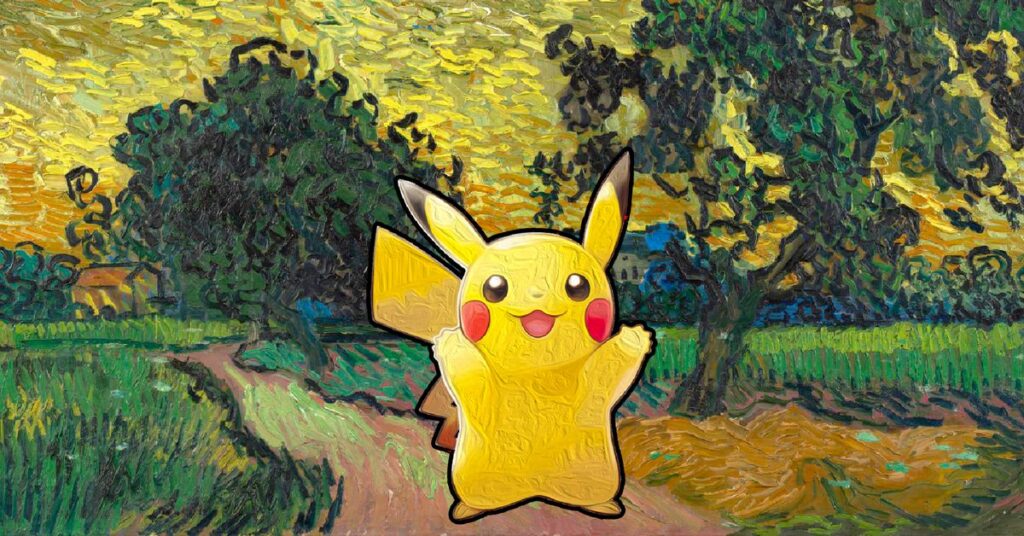 RIP Van Gogh, han skulle ha älskat Pokémon
