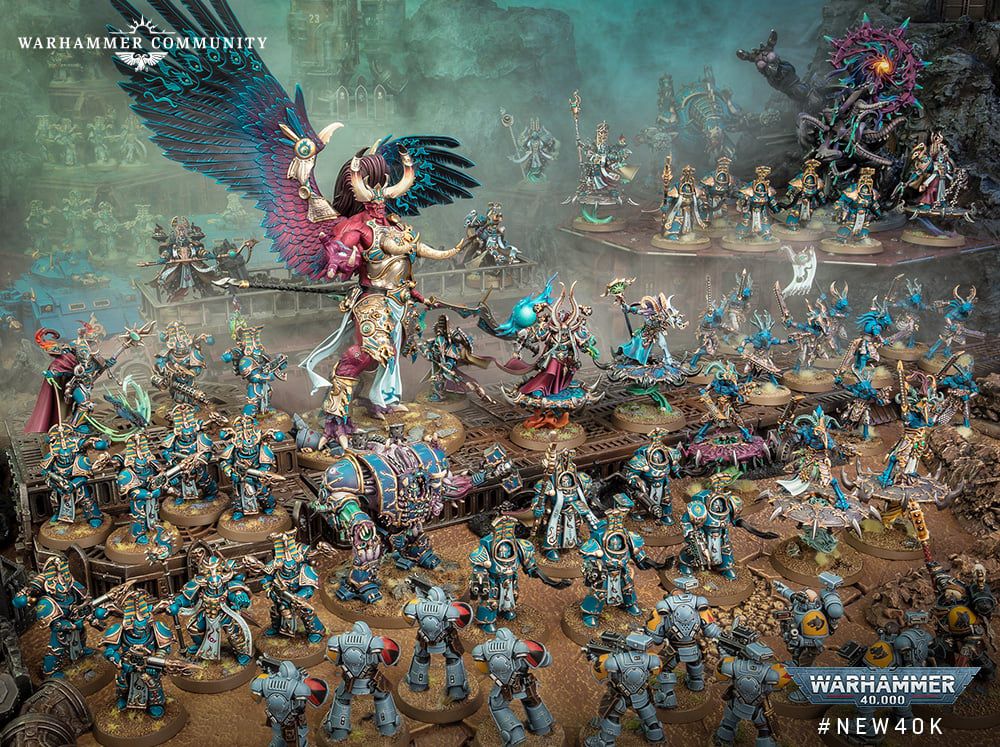 The Thousand Sons-armén i Warhammer 40 000, ledd av deras primark Magnus den röde