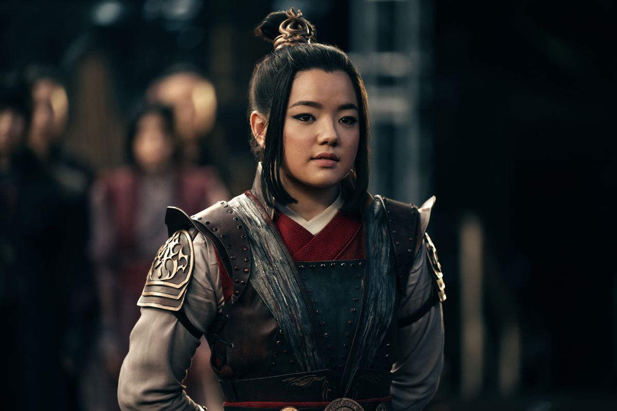 Elizabeth Yu som Azula i säsong 1 av Avatar: The Last Airbender. 
