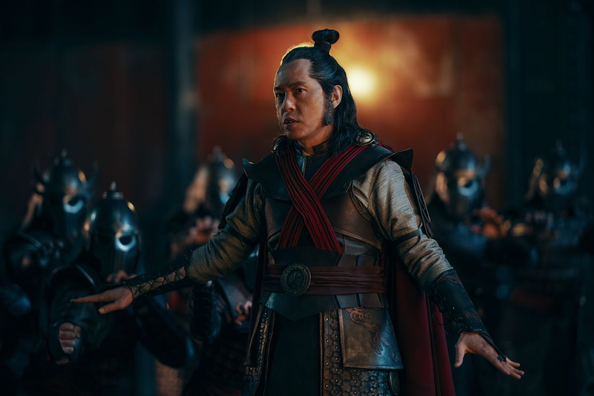 Ken Leung som Zhao i säsong 1 av Avatar: The Last Airbender. 