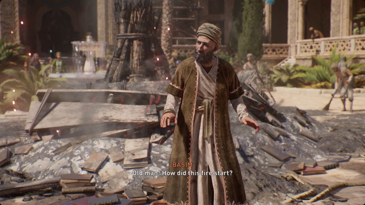 Assassin's Creed Mirage talar till Fazil i Visdomens hus