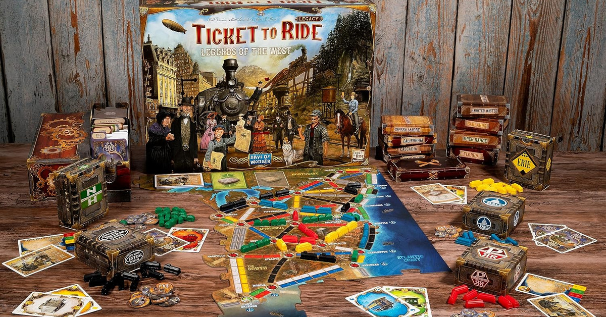 Ticket to Ride Legacy: Legends of the West lämnar stationen 3 november