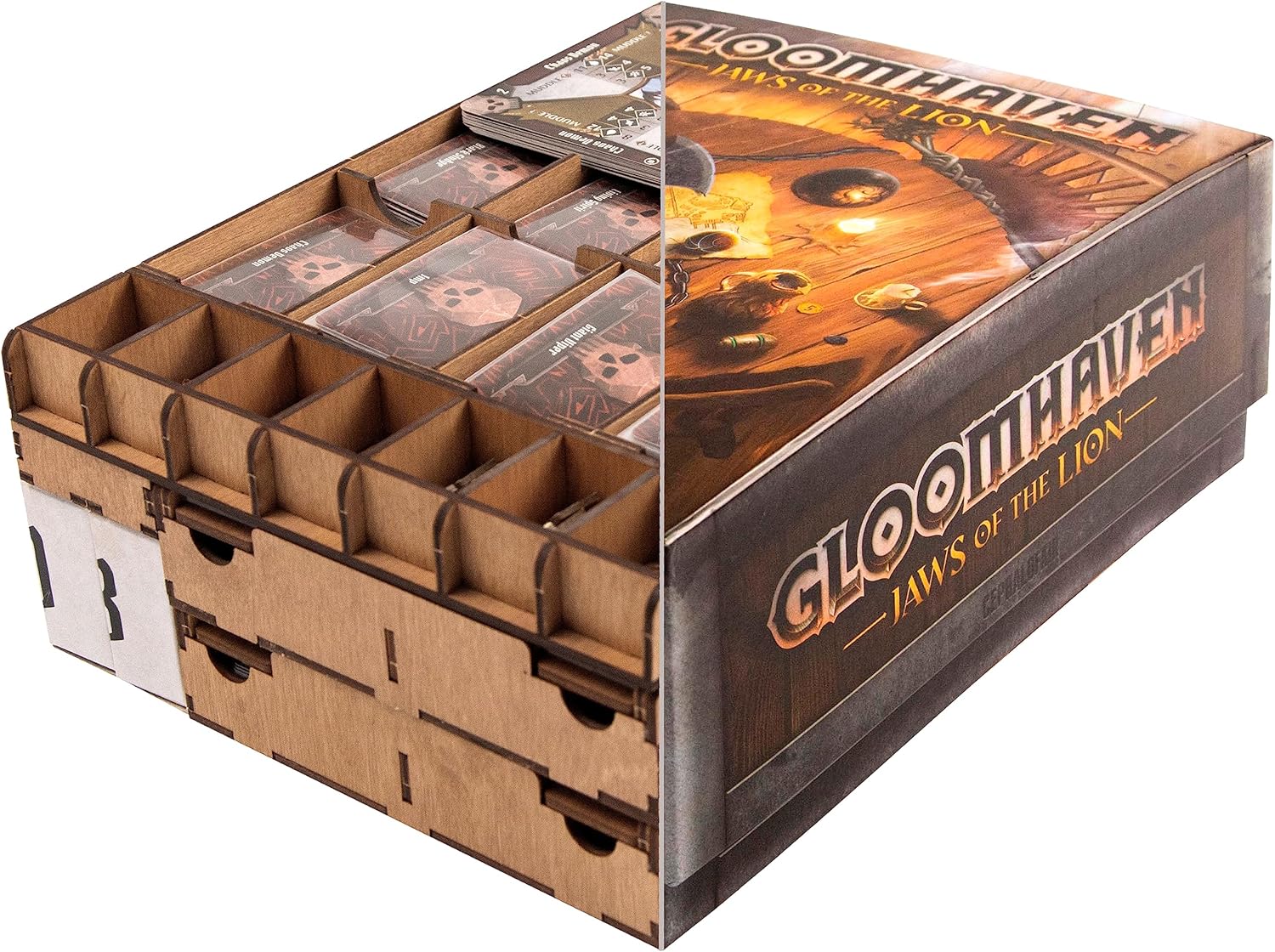 Boxen till Smonex Gloomhaven-arrangör.