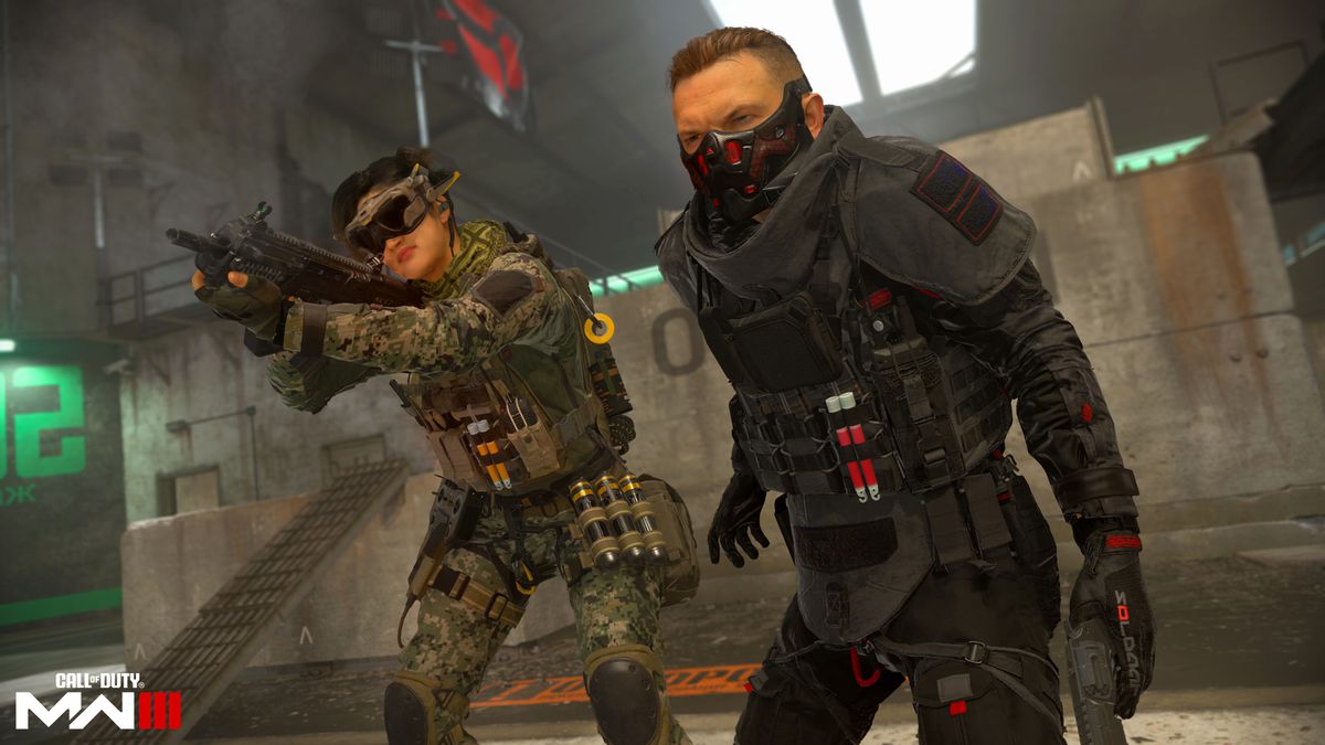 Operatörerna Nolan och Dokkaebi i Modern Warfare 3.