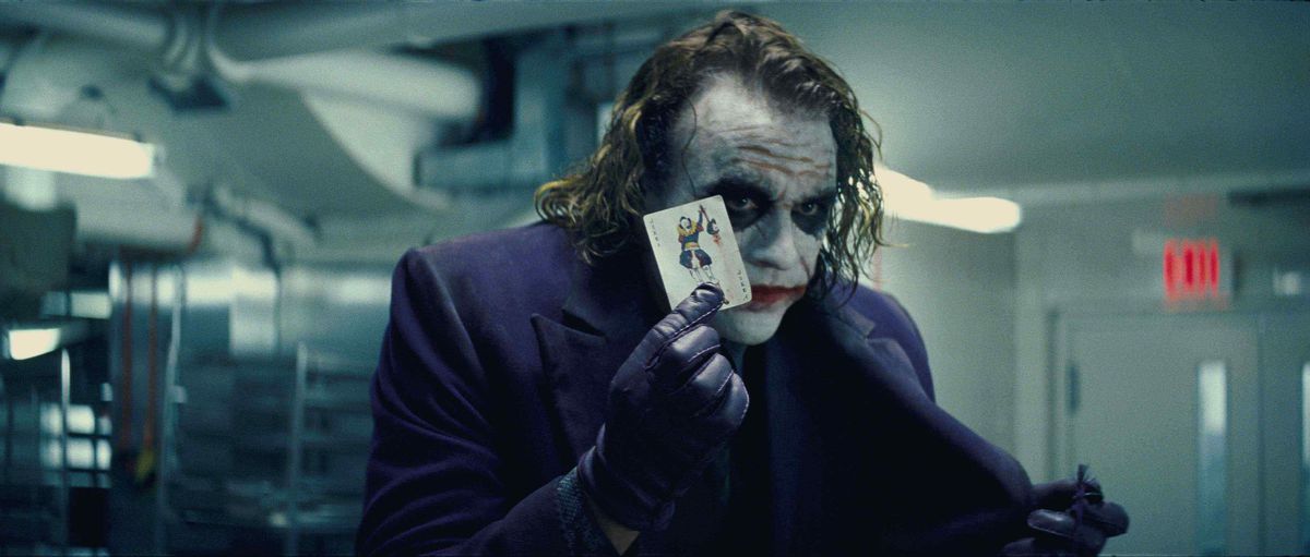 heath ledger's joker in the dark knight