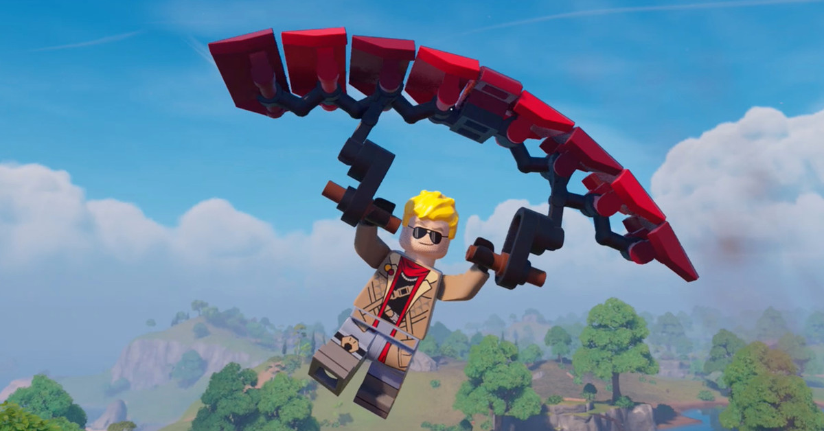 Hur man gör ett segelflygplan i Lego Fortnite