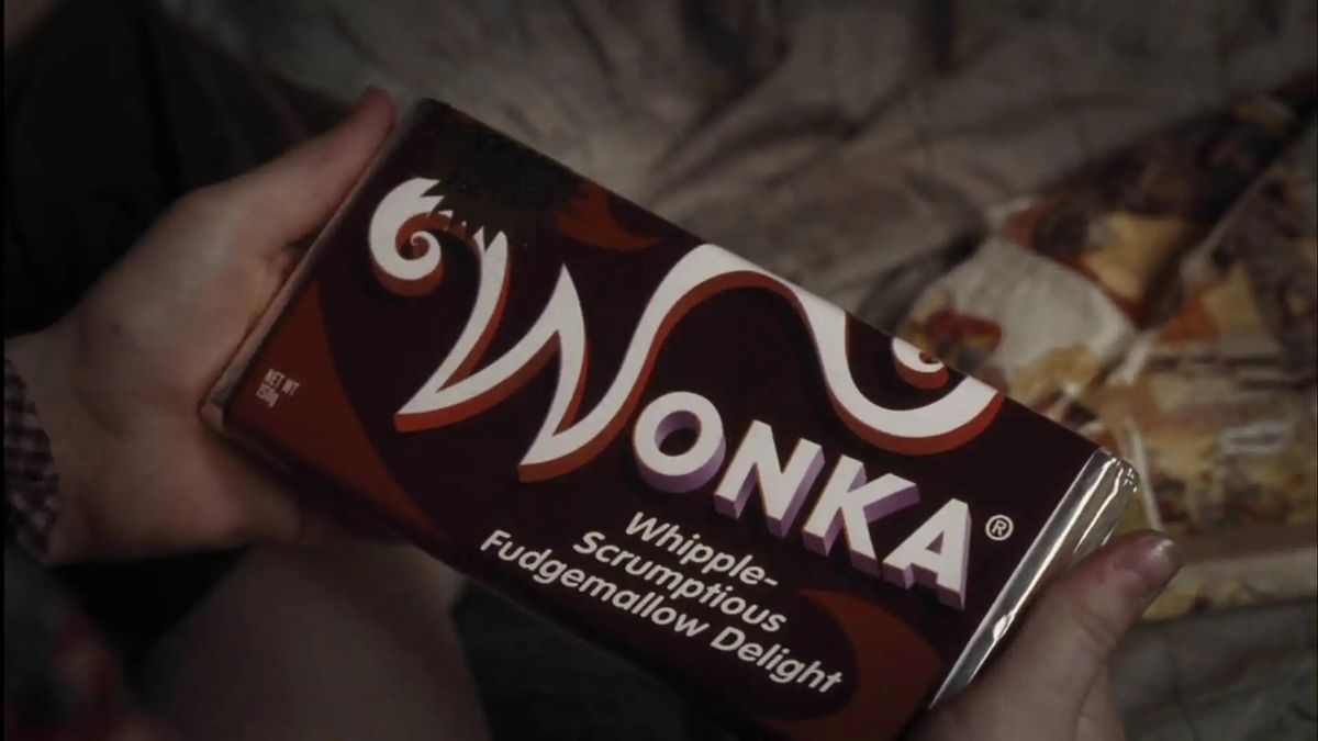 A Wonka Whipple Scrumptious Fudgemallow Delight bar