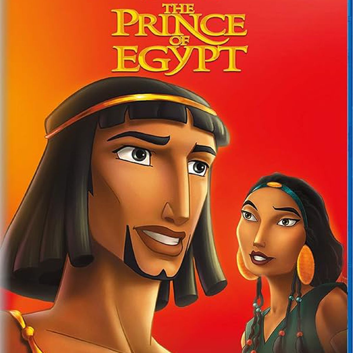 Ett Blu-Ray-fodral med Moses från The Prince of Egypt