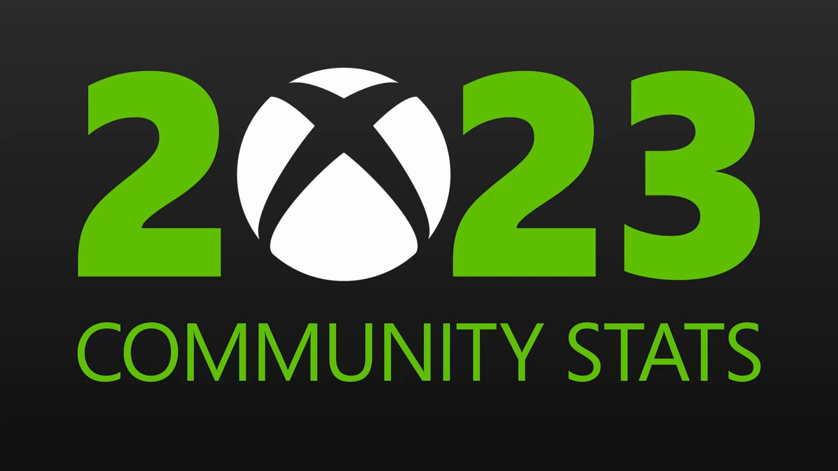En grafik av Xbox-logotypen ersattes som 0 2023 med rubriken 
