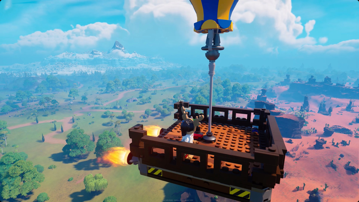 Lego Fortnite ballong med raketer