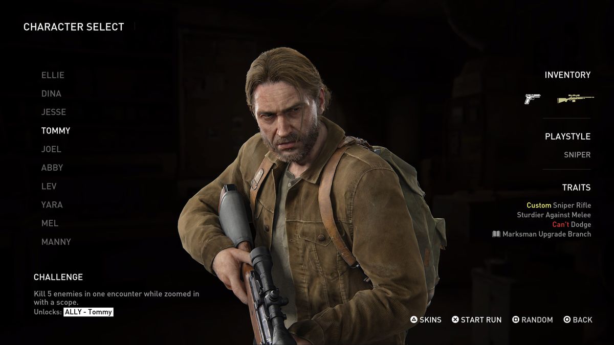 En titt på Tommy i The Last of Us Del 2