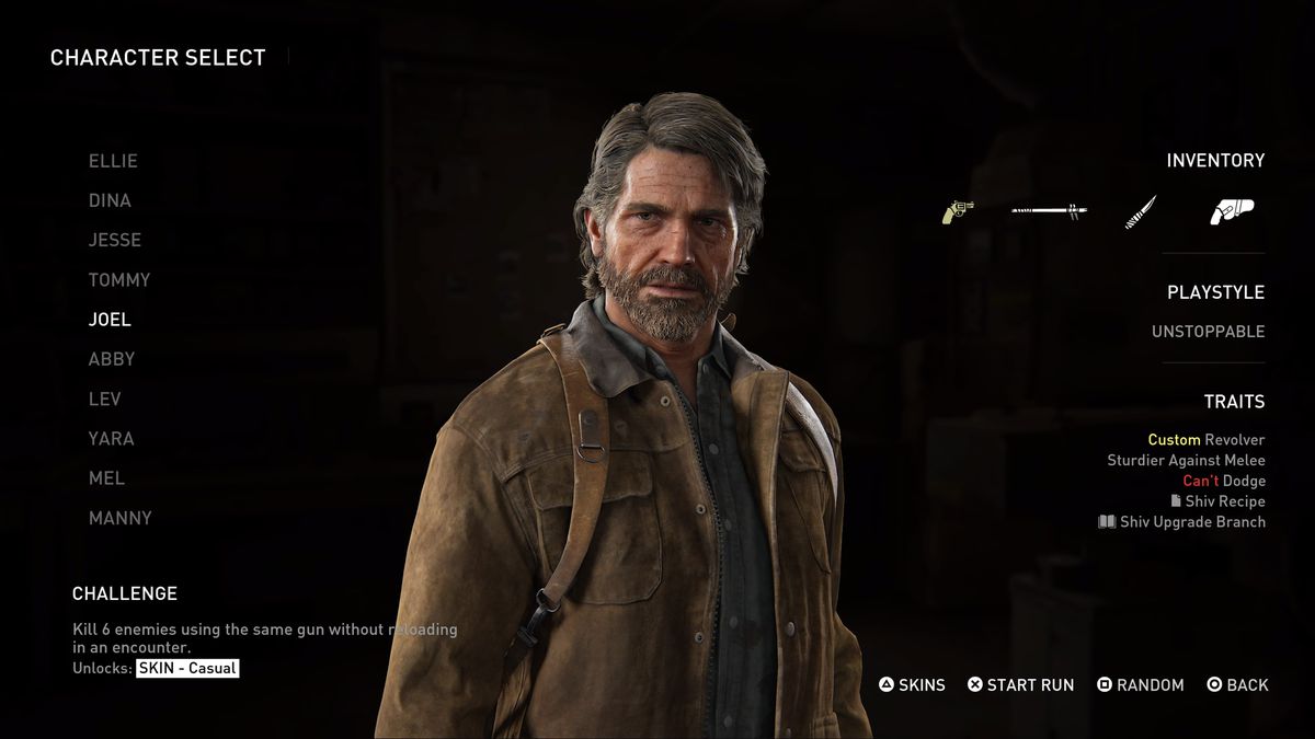 En titt på Joel i The Last of Us Part 2