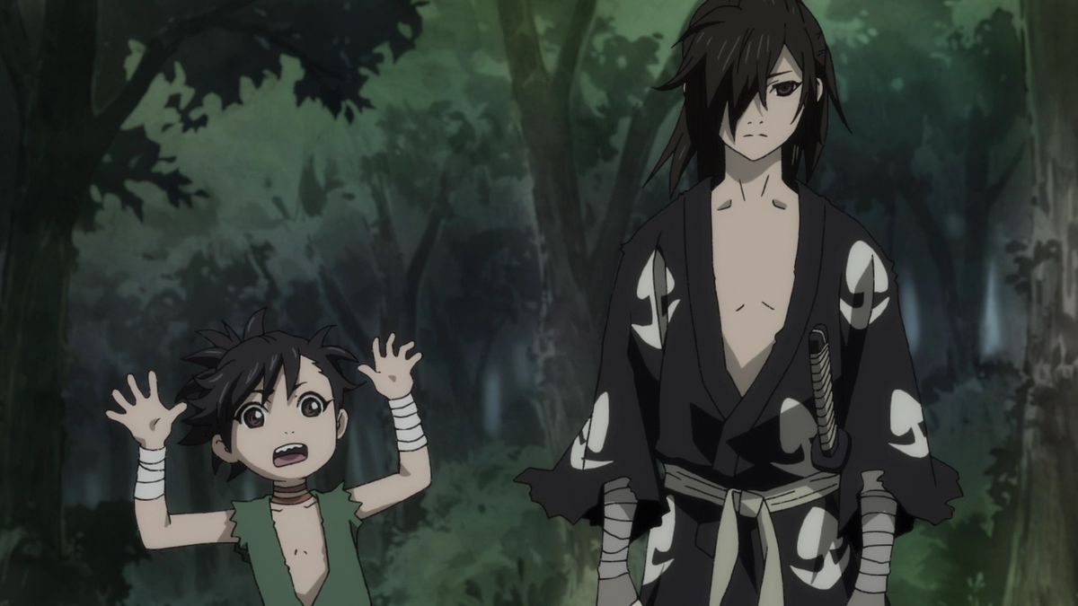 Dororo and Hyakkimaru from the 2019 MAPPA anime series Dororo