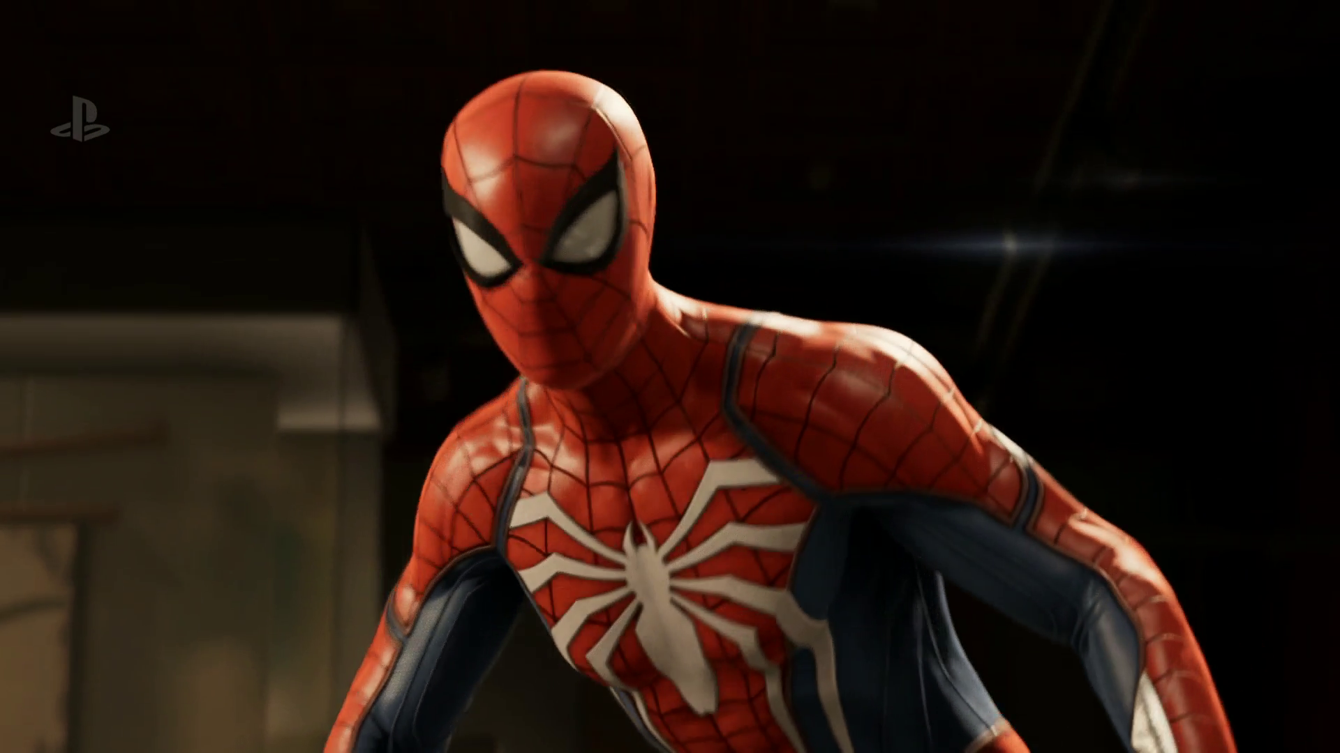 en närbild av Spider-Man i Marvels Spider-Man
