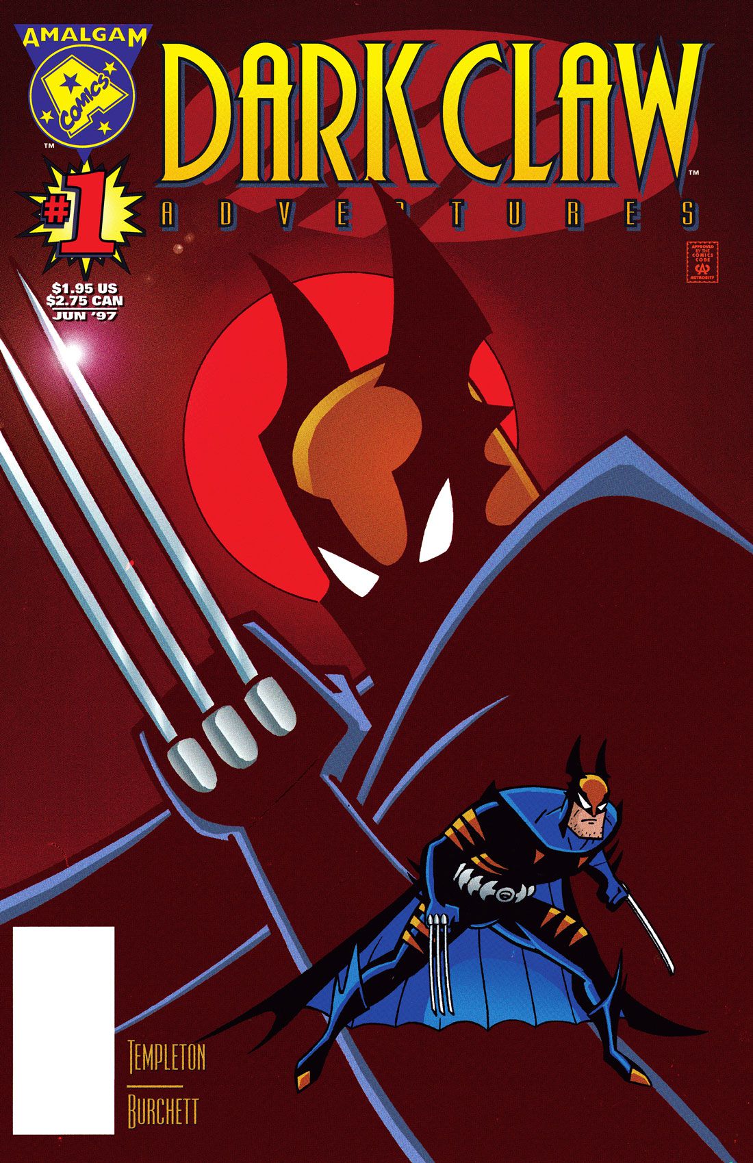 Omslaget till Batman / Wolverine crossover Dark Claw