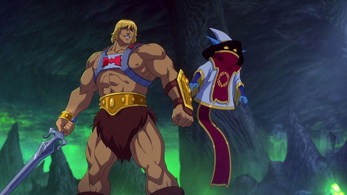 He-Man och Orko står sida vid sida i Masters of the Universe: Revolution