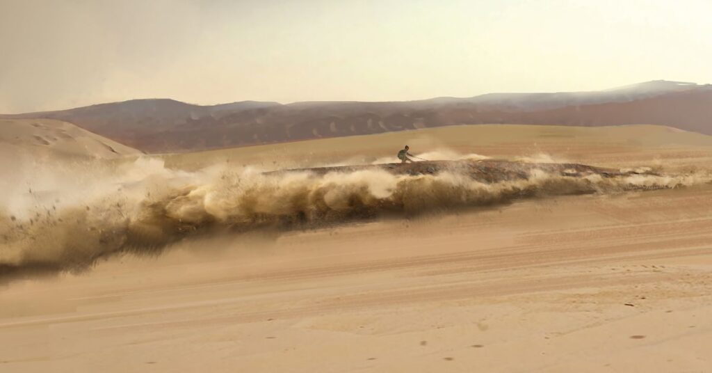 Nya sidor från Dune: Del 2:s underbara konstbok visar upp filmens episka omfång