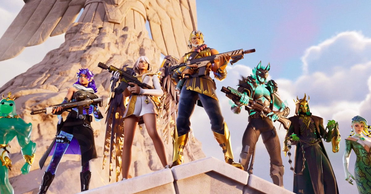 Fortnite Chapter 5 Säsong 2 Battle Pass-skinslista, inklusive Zeus, Hades och Aphrodite