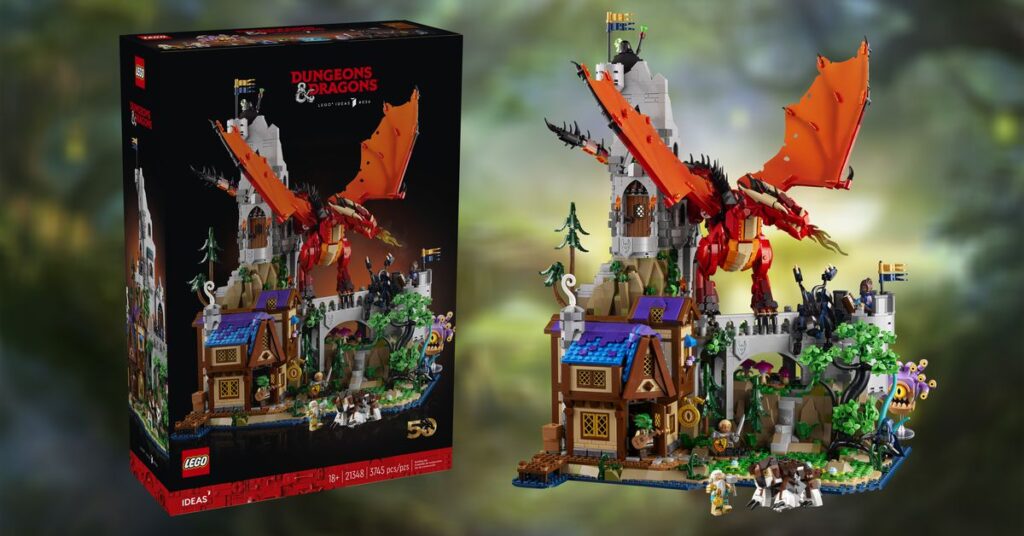 Legos första Dungeons & Dragons-set kommer nästa månad, har både en Dungeon och en Dragon
