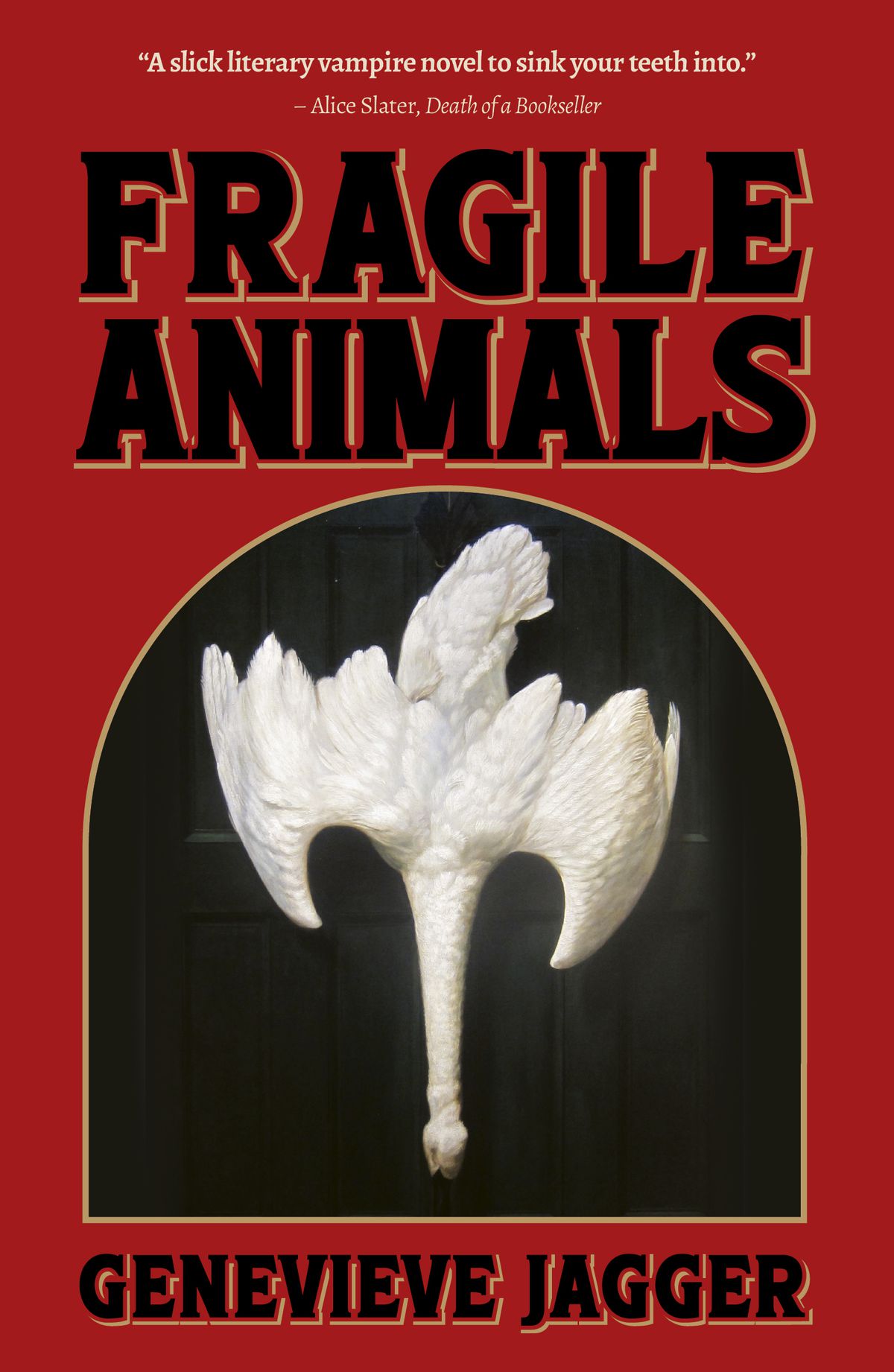 The Fragile Animals book cover hints at the vampire story inside.