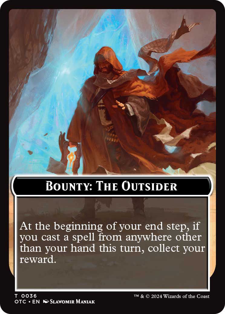 Bounty: The Outsider, låter dig samla in en belöning när du kastar en besvärjelse från någon annanstans än din hand.