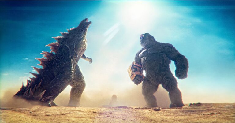 Godzilla x Kong är ingen film, det är en proffsbrottningsmatch