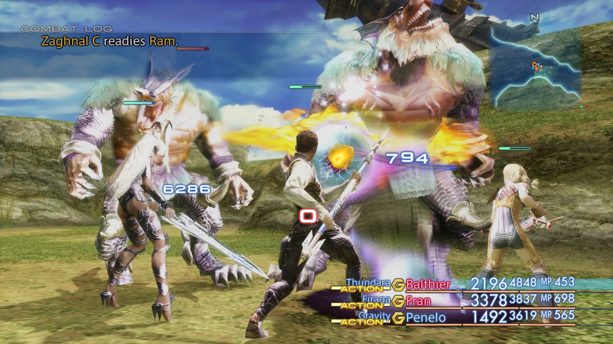 En skärmdump från Final Fantasy 12