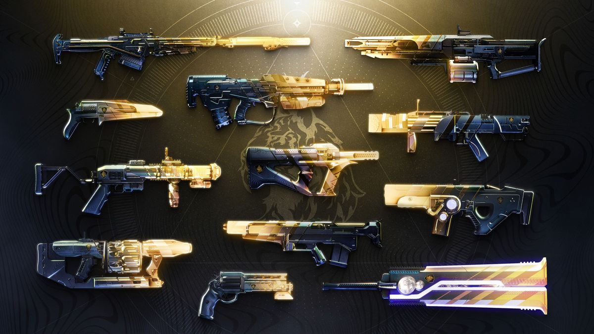 The Limited Edition of the Brave weapons from Destiny 2 