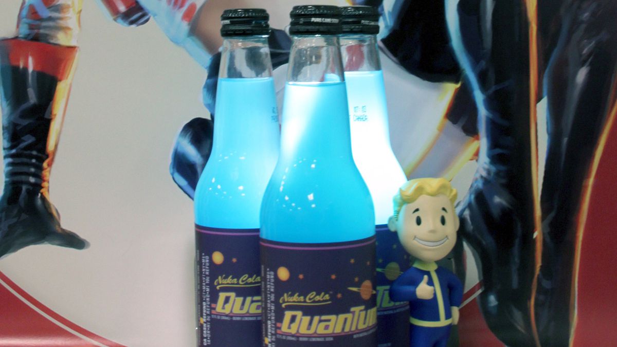 En bild på Nuka-Cola Quantum från Fallout 4