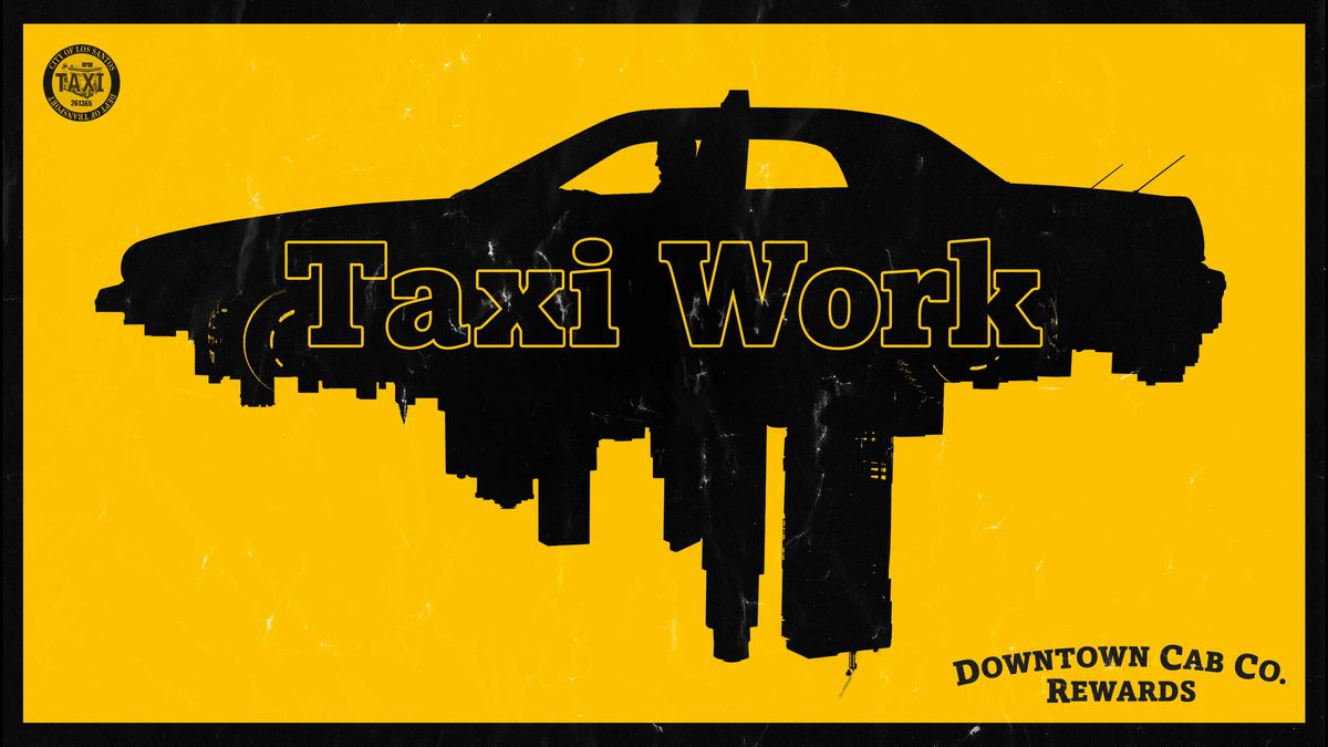 GTA Online promokonst för Taxi Work
