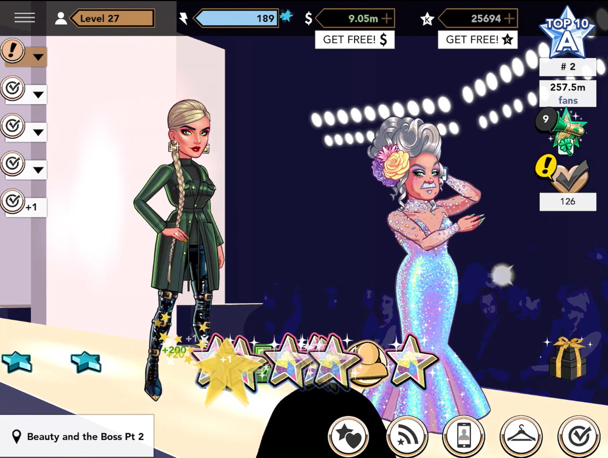 Simon, the manager in Kim Kardashian: Hollywood, dressed up as Miss Managed, his drag persona