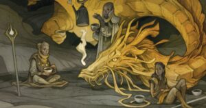 Dungeons & Dragons samlarobjekt alt art Player's Handbook har obefläckade vibbar