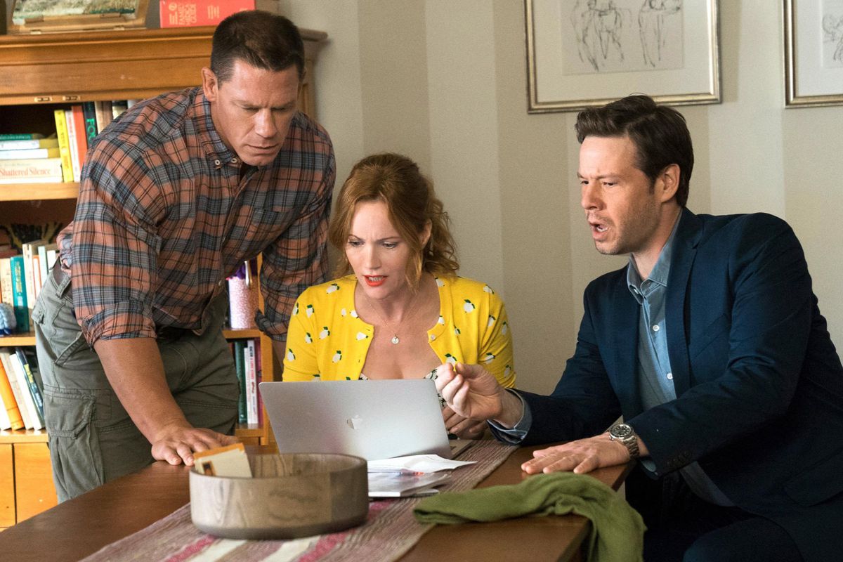 John Cena, Leslie Mann och Ike Barinholtz i Blockers