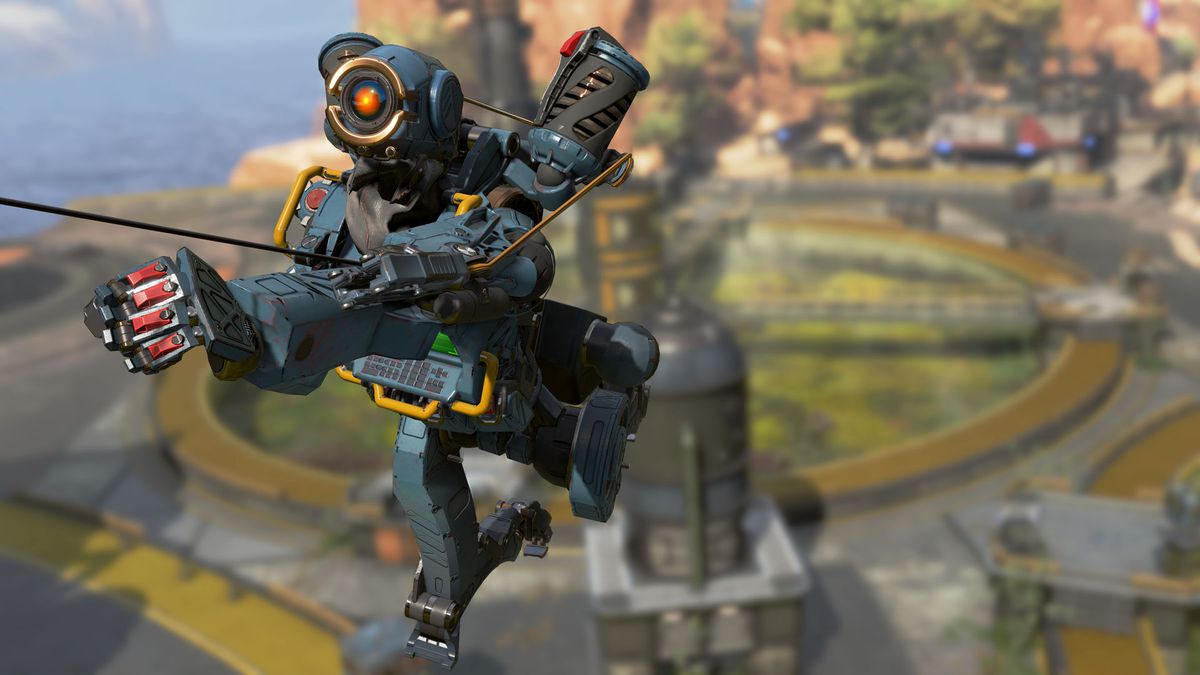 Apex Legends - Pathfinder använder sin grip