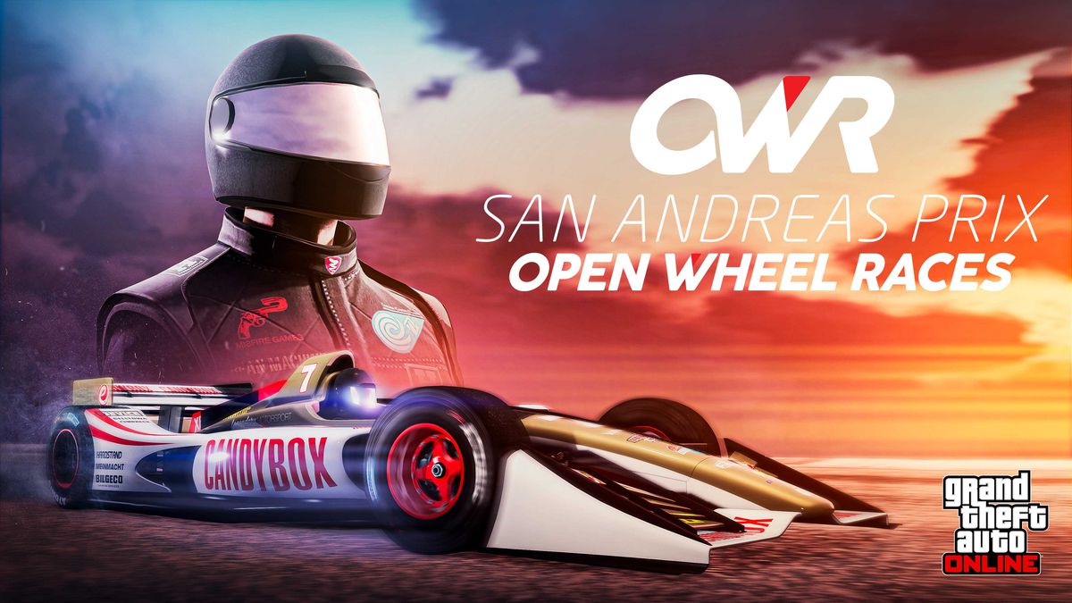 GTA Online-kampanjkonst för San Andreas Prix Open Wheel Races